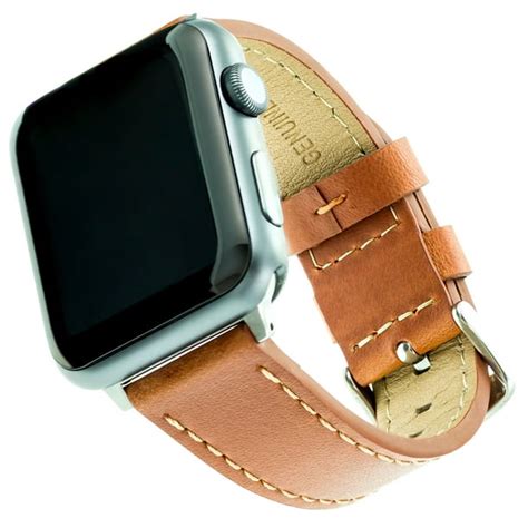 apple watch brown leather band